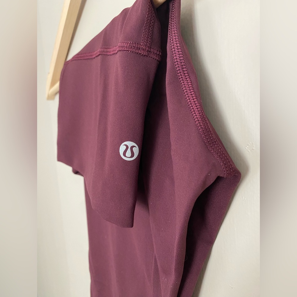 Lululemon Wunder Train high rise tight 25” size 4 (color, dark purple)